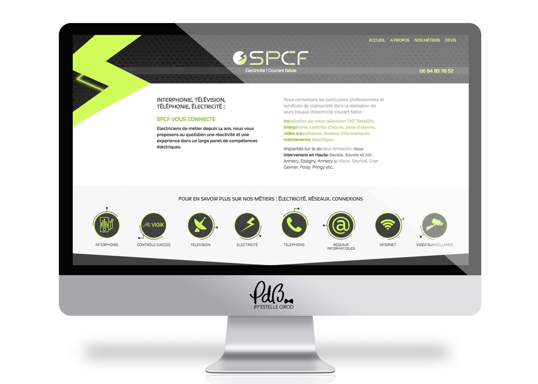 Webdesign SPCF Elec