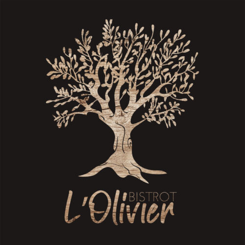 Création d'une enseigne en bois en forme d'olivier